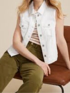 Attyre Newyork White Denim Jacket